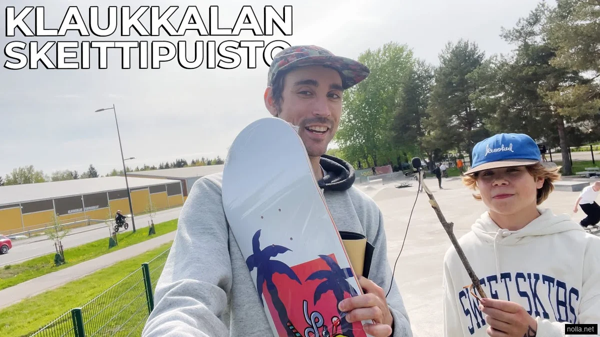 Skeittipuistot Suomessa: Klaukkalan parkki testissä Aapo Olervon kanssa